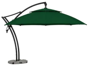 nowoczesny parasol ogrodowy ibiza z masztem bocznym